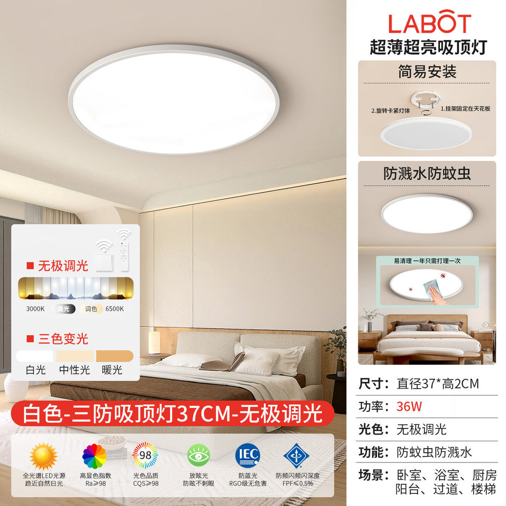 Led ceiling light - minimalist modern style for master bedroom, living room, hallway, kitchen, balcony - eye protection main lighting
