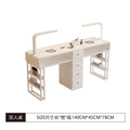 Widened 45cm nail table and chair set - special offer! economical single/double, light luxury, multi-functional, odorless, carbon steel with baked enamel finish