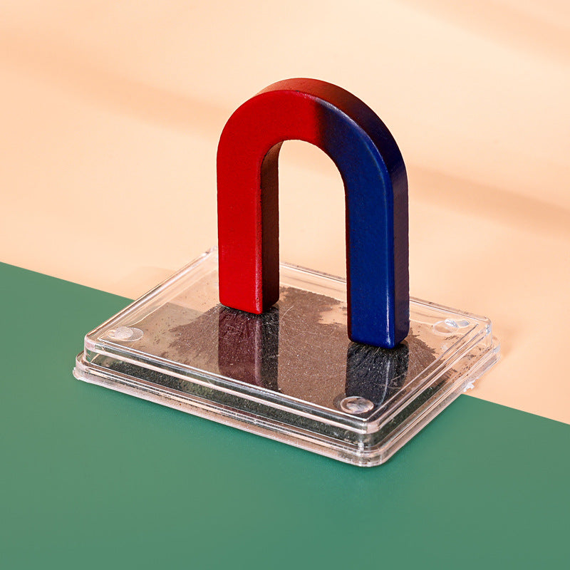 Magnet experiment set, scientific experiment teaching aids DIY magnetic trolley magnetic levitation pen compass