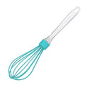 Factory direct 10inch transparent silicone whisk - manual egg beater, cream mixer, egg whisk tool