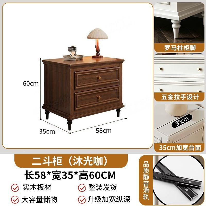 American rubber wood chest of drawers bedroom bed end drawer storage dresser 579 chest of drawers living room storage cabinet against the wall