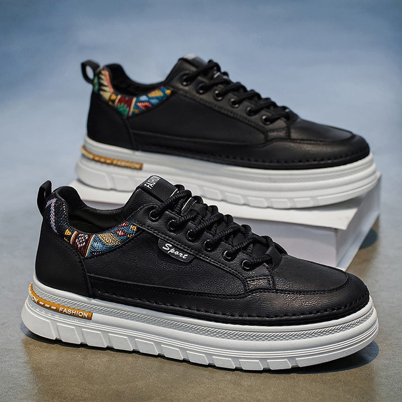 Popular men's shoes springniche style original easiest for matchcasual sneakers men's sports thick sole heightening xiaobai trendy shoes