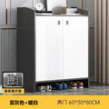 Shoe cabinet door for home storage cabinet entrance counter cabinet entrance large capacity storage cabinet shoe rack with high clothes hanger