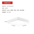 Modern minimalist led pendant light - square design for studio, office, shopping mall, supermarket, and retail store lighting