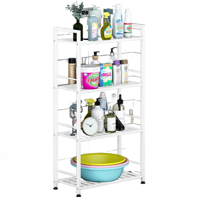 Shelf floor to ceiling bedroom bathroom bathroom iron storage rack kitchen shelf vegetable snack storage rack