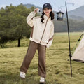 Girls' spring trendy outfit set - new  styles for big kids: fashionable and stylish sporty spring clothes, two-piece set for students