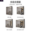 Master bedroom light luxury wardrobe pet high gloss four six eight door wardrobe wardrobe wooden modern casual bedroom for home cabinet