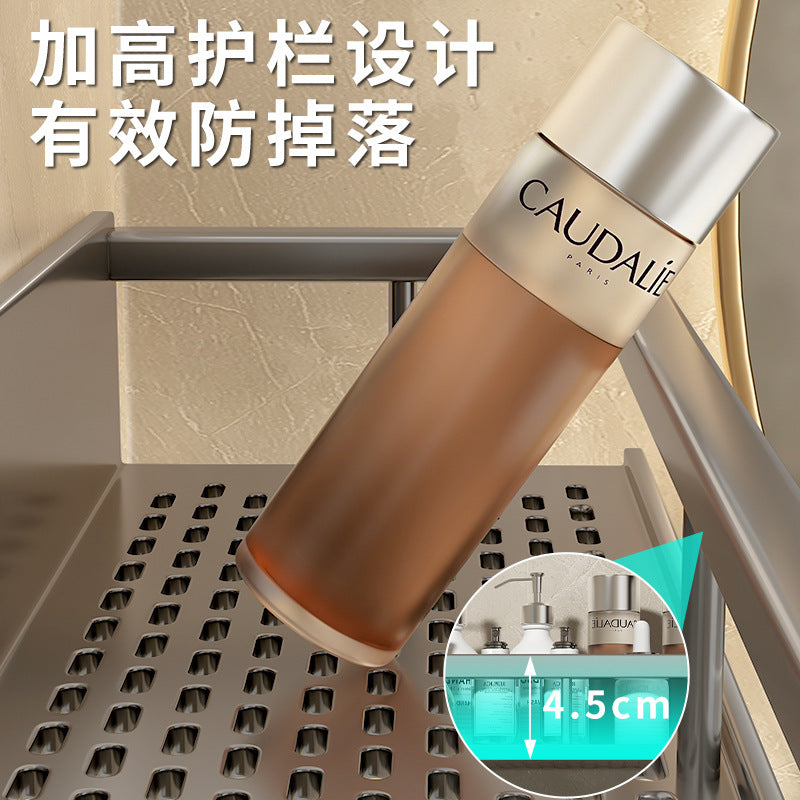 No punching toilet rack bathroom toilet hand wash bath washstand wall mounted wall storage rack