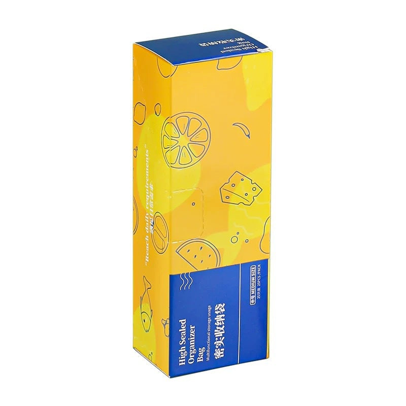 Fresh-keeping bags, thickened refrigerator plastic wrap bags for food, double-tendon sealed fresh-keeping bags, frozen double-bone sealed bags, boxed.