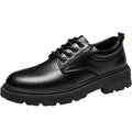 Men's business formal dress shoes for work, casual leather shoes, teenagers, wedding groomsmen, black work boots, martin boots for men