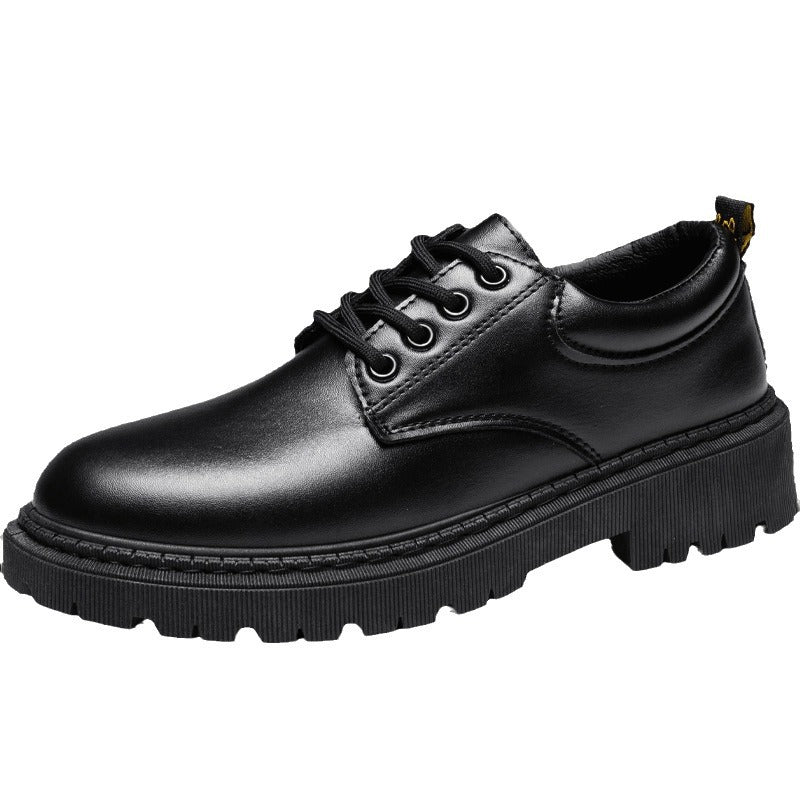 Spring autummen's shoes work shoes new arrival business waterproof black leather shoes chef shoes men's k-styleeasiest for matchboots shoes