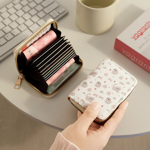 Cartoon organ card bag female anti-degaussing 2024 new fashion organ card bag  zipper card holder credit card