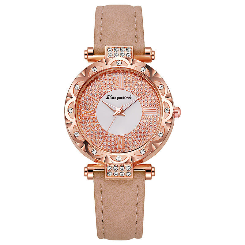 new arrival women's k-style quartz watch casual classic belt women's watch fashionsuit