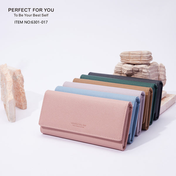 Perfect for you Wallet Ladies Long PU Simple Fashion Organ Large Capacity Clutch Wallet