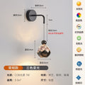 Bedroom bedside wall lamp snow mountain adjustable hand scan sensor living room aisle background wall lamp modern accessible luxury hanging wire lamp