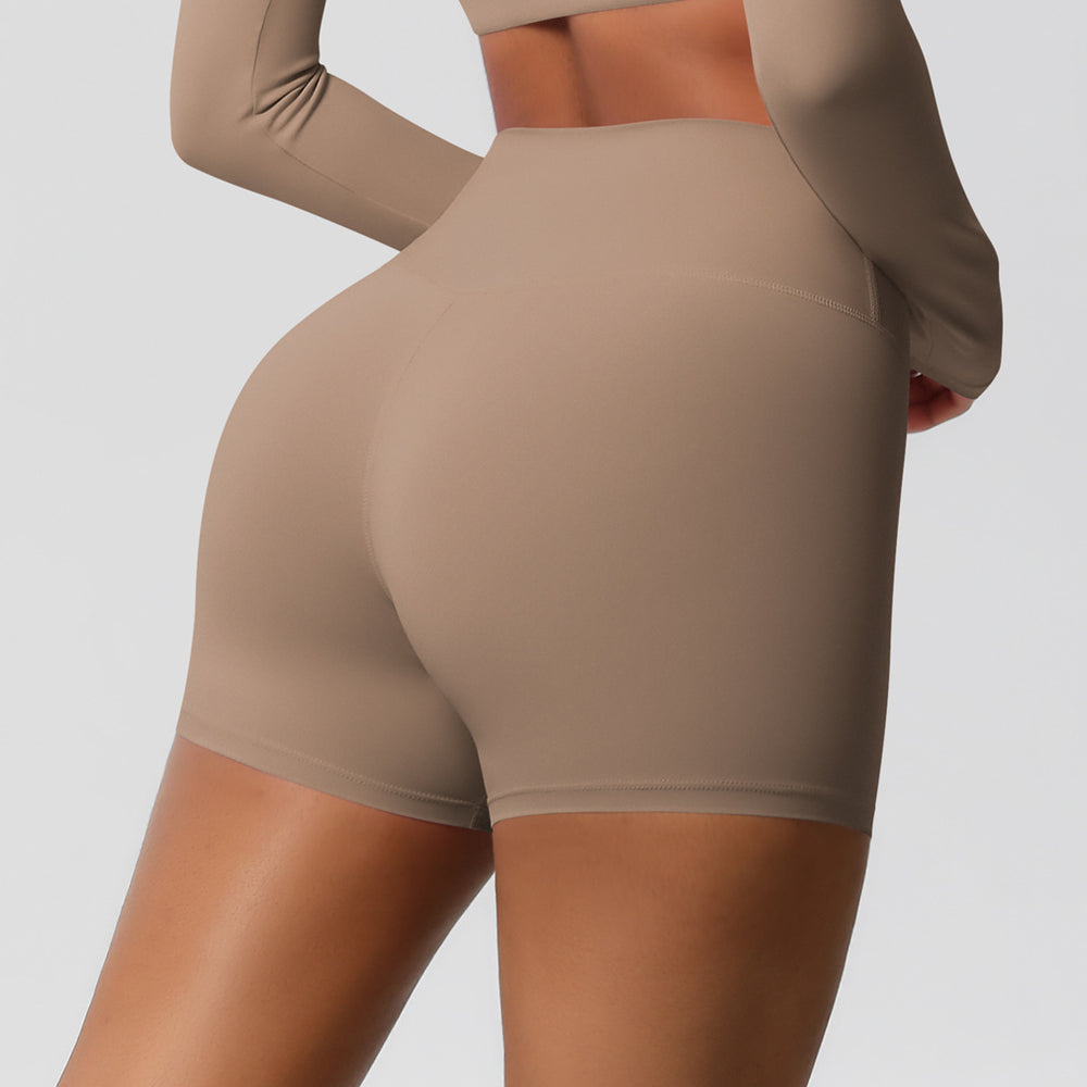 High-waisted, barely-there yoga shorts designed to lift your booty, flatten your tummy, and keep you supported. these quick-drying, breathable, form-fitting shorts are perfect for running, fitness, and any workout