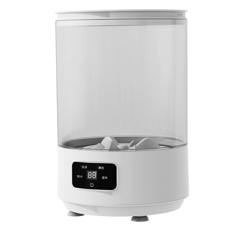 fully automatic small washing machine 4l foldable rental house portable small mini intimates pants cleaning machine