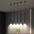Led long tube spotlight pendant light - restaurant, bar, front desk cylindrical hanging wire lamp - 1688 source factory wholesale