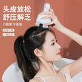 Electric scalp massager - rechargeable mini head massager for multi-point massage and relaxation