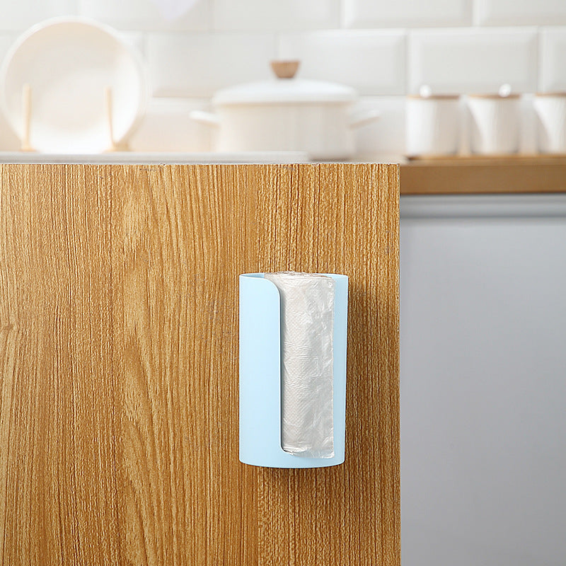 Garbage bag storage box Plastic bag collector non-marking wall hanging kitchen convenient bag extraction finishing box