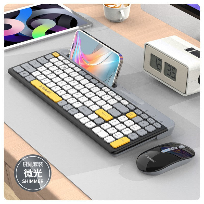 Viper k100 bluetooth dual-mode wireless keyboard - slim chocolate keycaps, ideal for desktop, laptop, office, business, and portable use