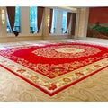 Handmade wool carpet - custom designs available for hotels, vip lounges, reception halls, state-owned enterprise conference centers - full coverage area rugs