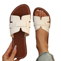 European and american plus size flip-flops - 2025 summer new arrivals - beach sandals & slippers - open toe flat slides for cross-border e-commerce