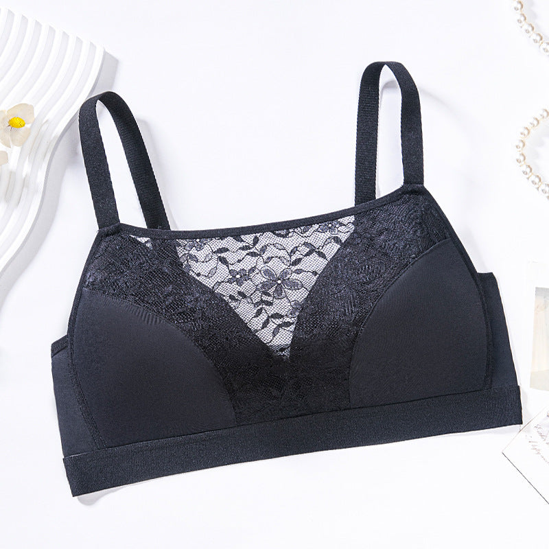 wholesale of plus-size european and american lace-trimmed comfortable women's plus-size lingerie, sexy push-up breathable bras for larger busts