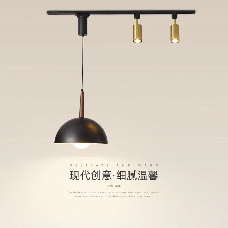 Restaurant track chandelier movable rocker arm universal adjustable telescopic french rotate dining table bar chandelier