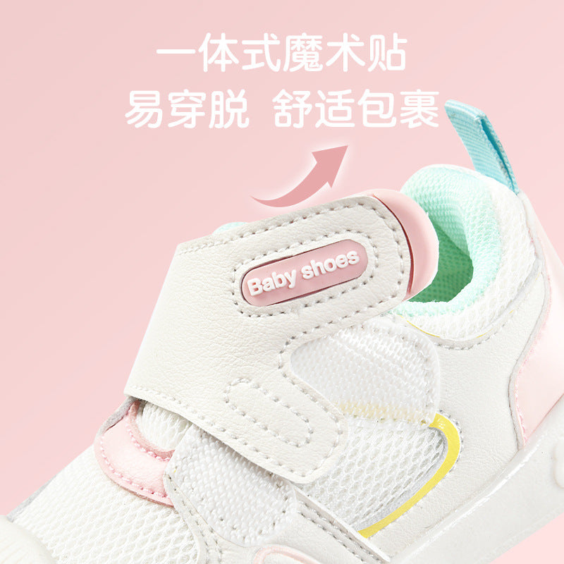 Baby first walker shoes - spring/autumn collection - sizes 0-1 to 1-2 years - soft sole, breathable infant & toddler shoes for boys & girls