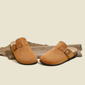 birkenstock shoes toe-cap half-slippers women's one-leg women's shoes new arrival 2025thick sole half-slippers birkenstock slippers export