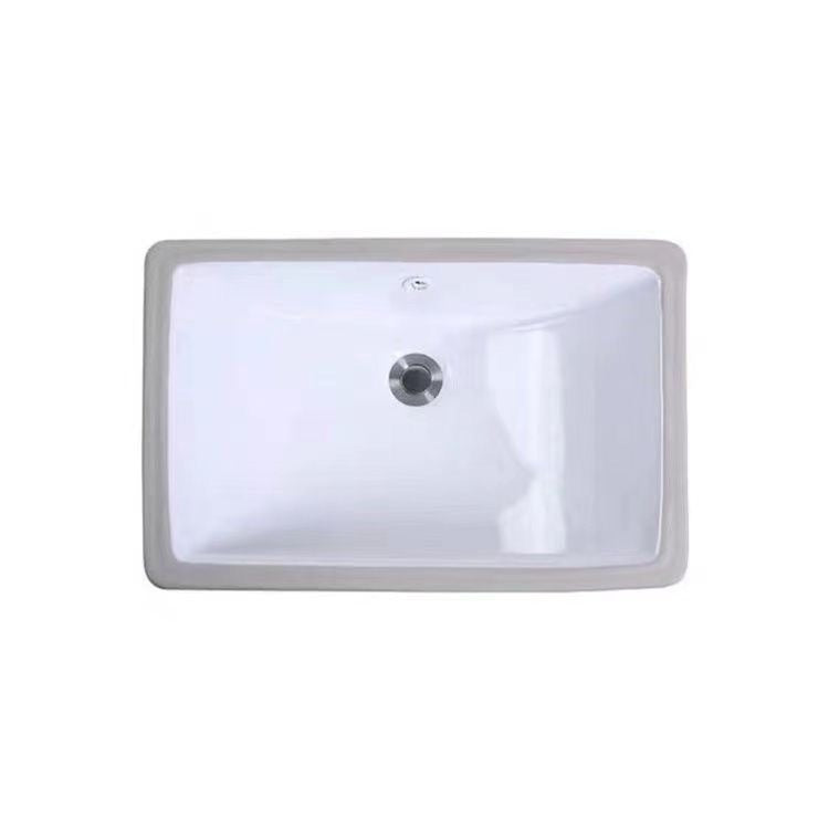 Hotel style ceramic undercounter wash basin small size square round balcony wash basin bathroom basin single basin