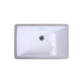 Hotel style ceramic undercounter wash basin small size square round balcony wash basin bathroom basin single basin