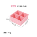 [food grade] pink 4 compartments without lid
