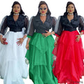 african  plus size women's elegant maxi dress  european and american french sweet & spicy color block dress