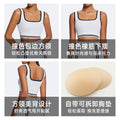 New premium yoga outfit set for women - barely there tennis top, sleeveless fitness tank, running yoga apparel