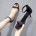 Fresh and chic high heel sandals for women - new 2025 collection: minimalist, versatile, stiletto heel, sexy thong strap, trending online style