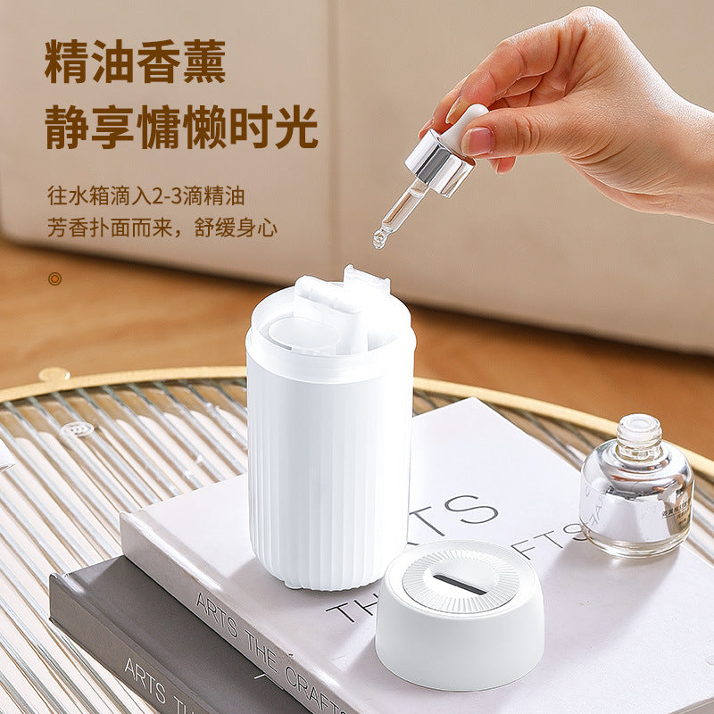 artificial flame aromatherapy machine for home small portable desktop bedroom silent diffuser car humidifier