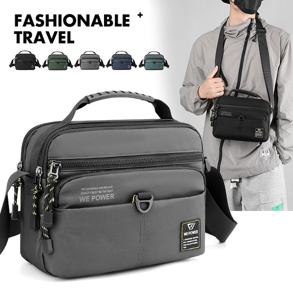 WEPOWER new men's shoulder bag outdoor casual messenger bag large capacity messenger bag portable men's bag