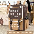 export cartoon capybara backpack - large capacity school bag for middle and elementary school girls - cute capybara backpack
