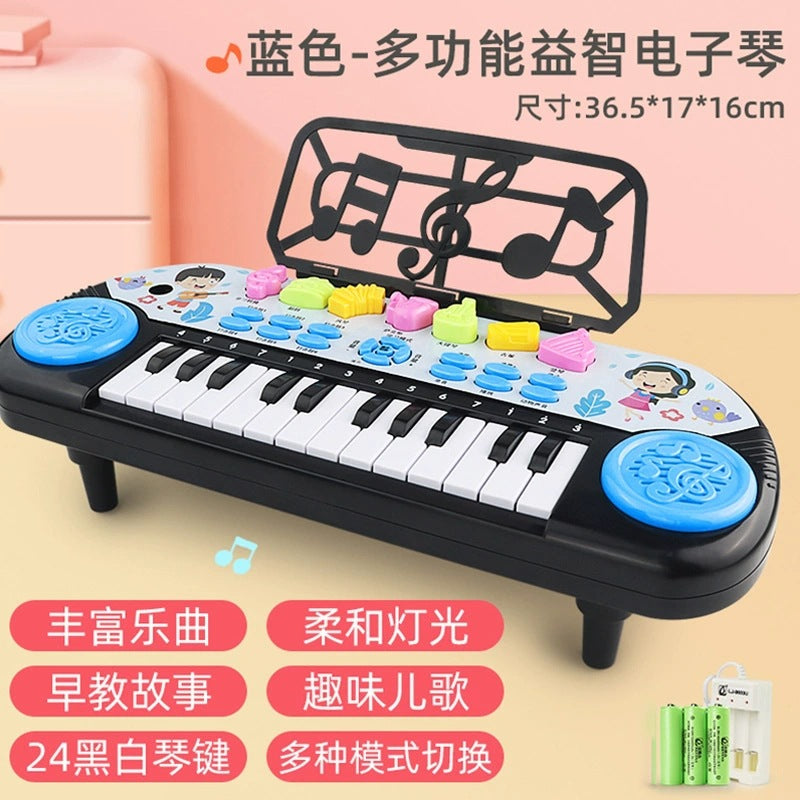 Beginner-friendly piano toy for kids - educational electronic keyboard for boys and girls - perfect birthday gift for ages 1-3-6
