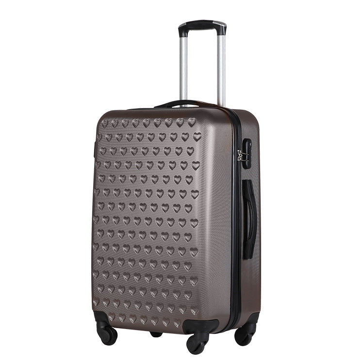 Foreign trade six-piece trolley case, suitcase,  wholesale, universal wheel gift box manufacturer, multi-piece set, password bag.