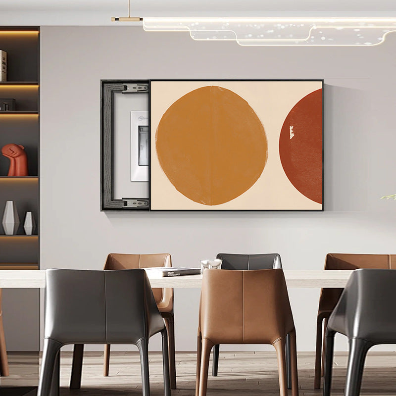 Light luxury meter box painting decorative painting distribution box strong electric box electric switch box modern simple non-punching switch