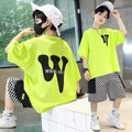 Kids' summer outfit set:  new boys' street style cool & edgy short-sleeve clothes for baby boys - summer toddler clothing
