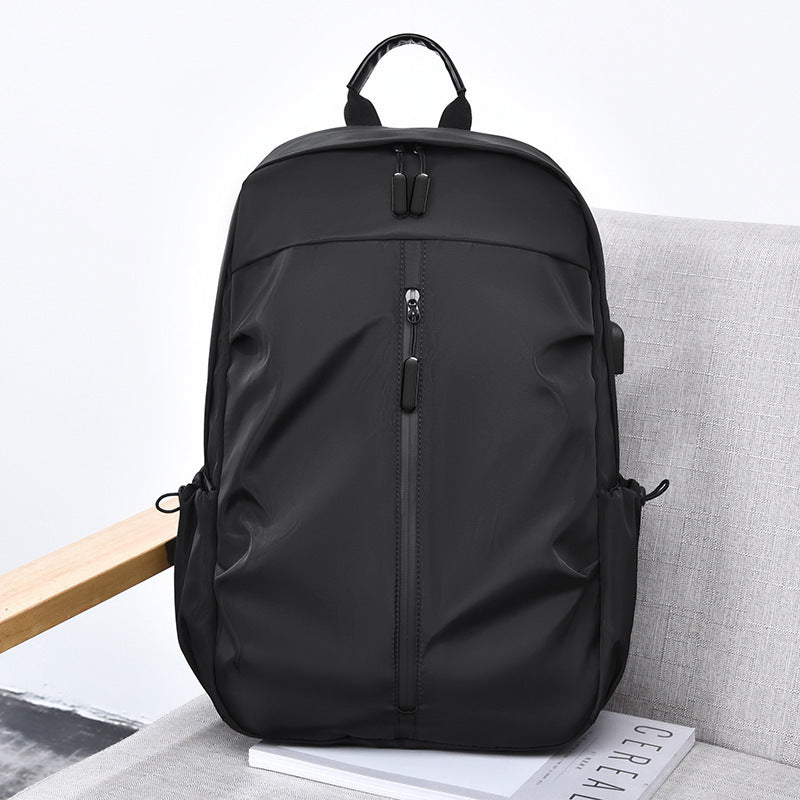 Casual backpack men's backpack street Europe and America simple schoolbag fashion trend computer bag travel