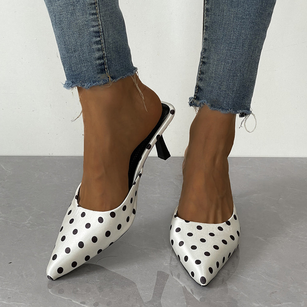 Baotou slippers women's shoes thick heel frenchretro half slippers 2026new arrivalsummer lazy shoes slip-on sandals