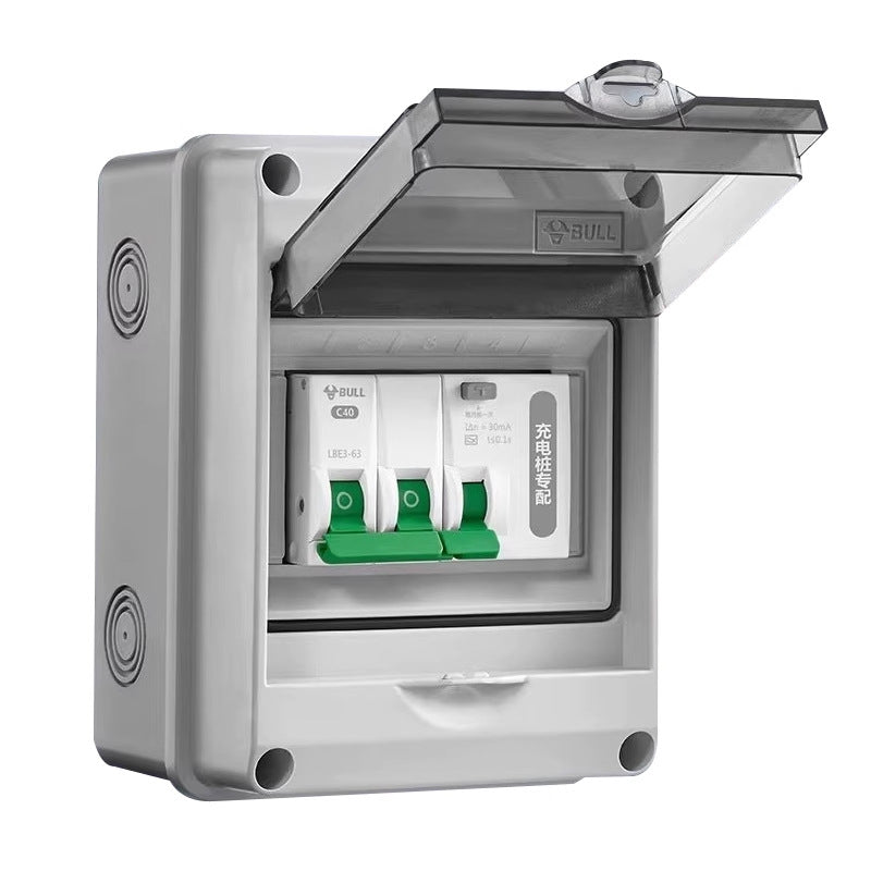 Bull distribution box Charging pile Protection box Empty open protection box Outdoor water proof tank Surface installed household electric switch electric box