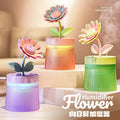 Flower humidifier desktop mini air conditioner silent small air office car home spray dormitory bedroom