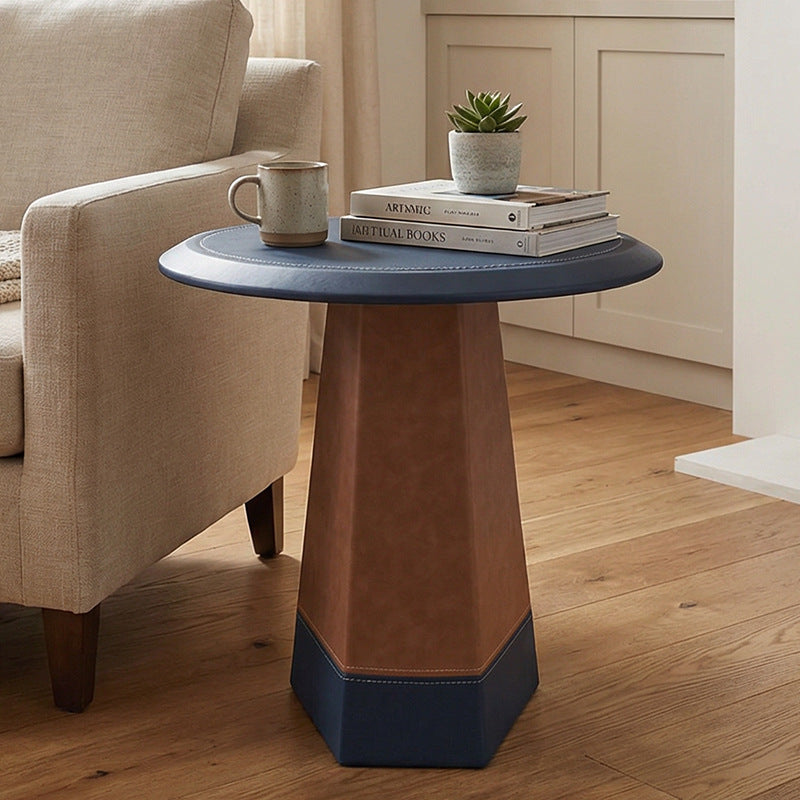 normcore saddle leather sofa side table living room for home small apartmentaccessible luxuryclassy corner table art small round table