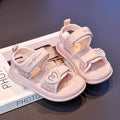 Girls' sandals: new  summer collection - open-toe princess sandals for kids, stylish non-slip beach shoes for girls (sizes for mid-to-large children)